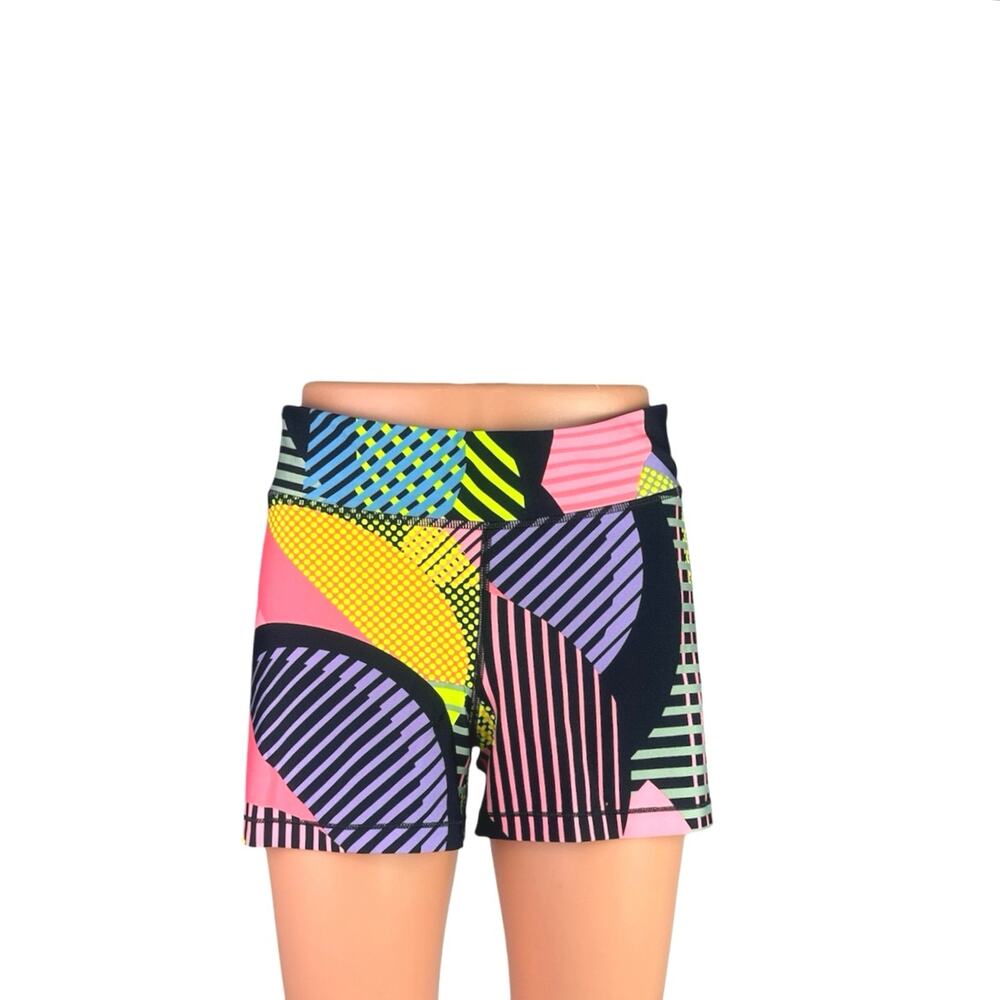 Under Armour Women's Multicolor Geometric Compression Athletic Shorts Size XL